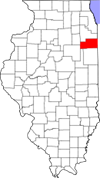 Map of Illinois